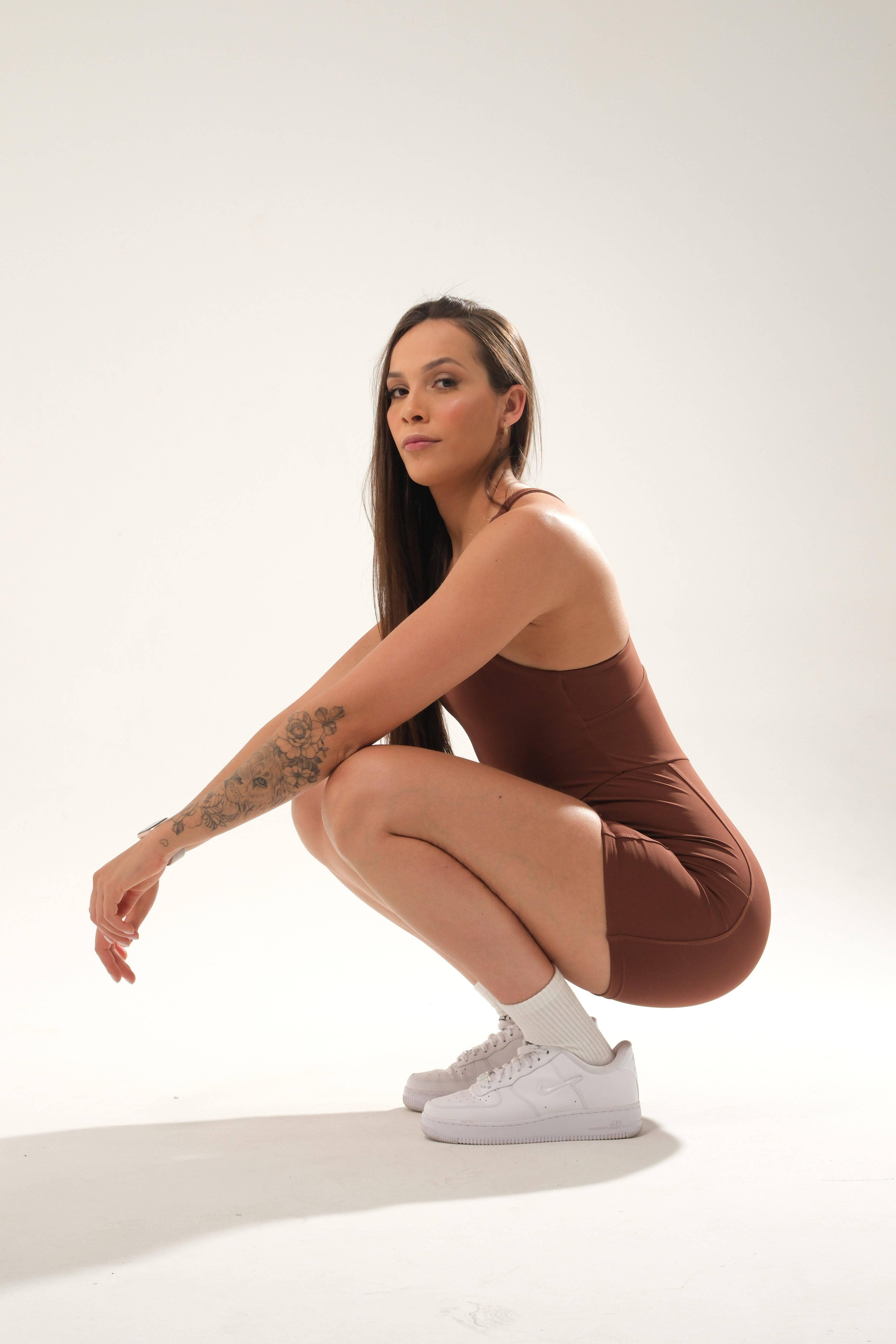 Macaquinho Sers Curve  - Lycra Adaptiv  | choco