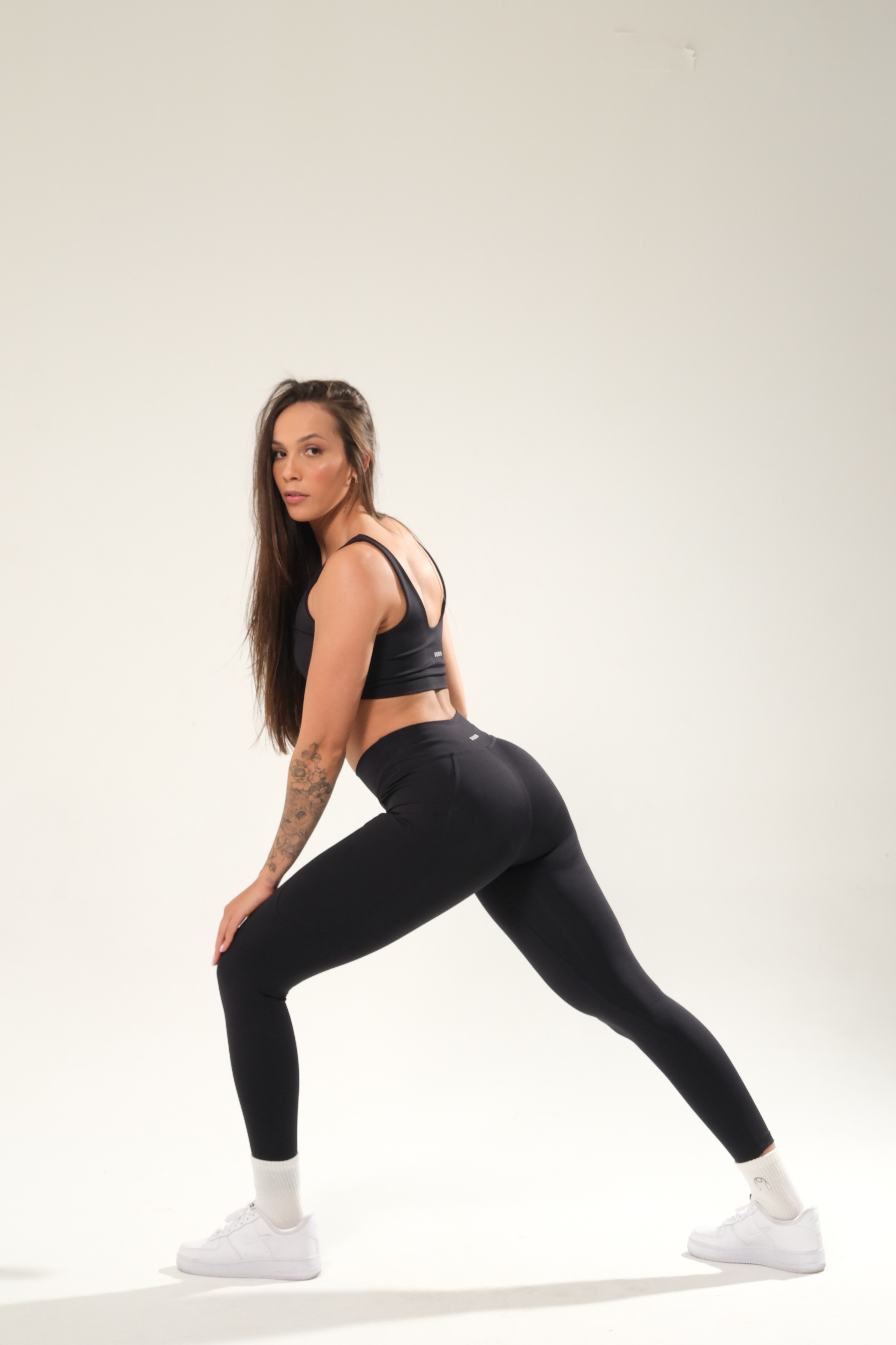 Legging Sers  Lycra Adaptiv  | Black