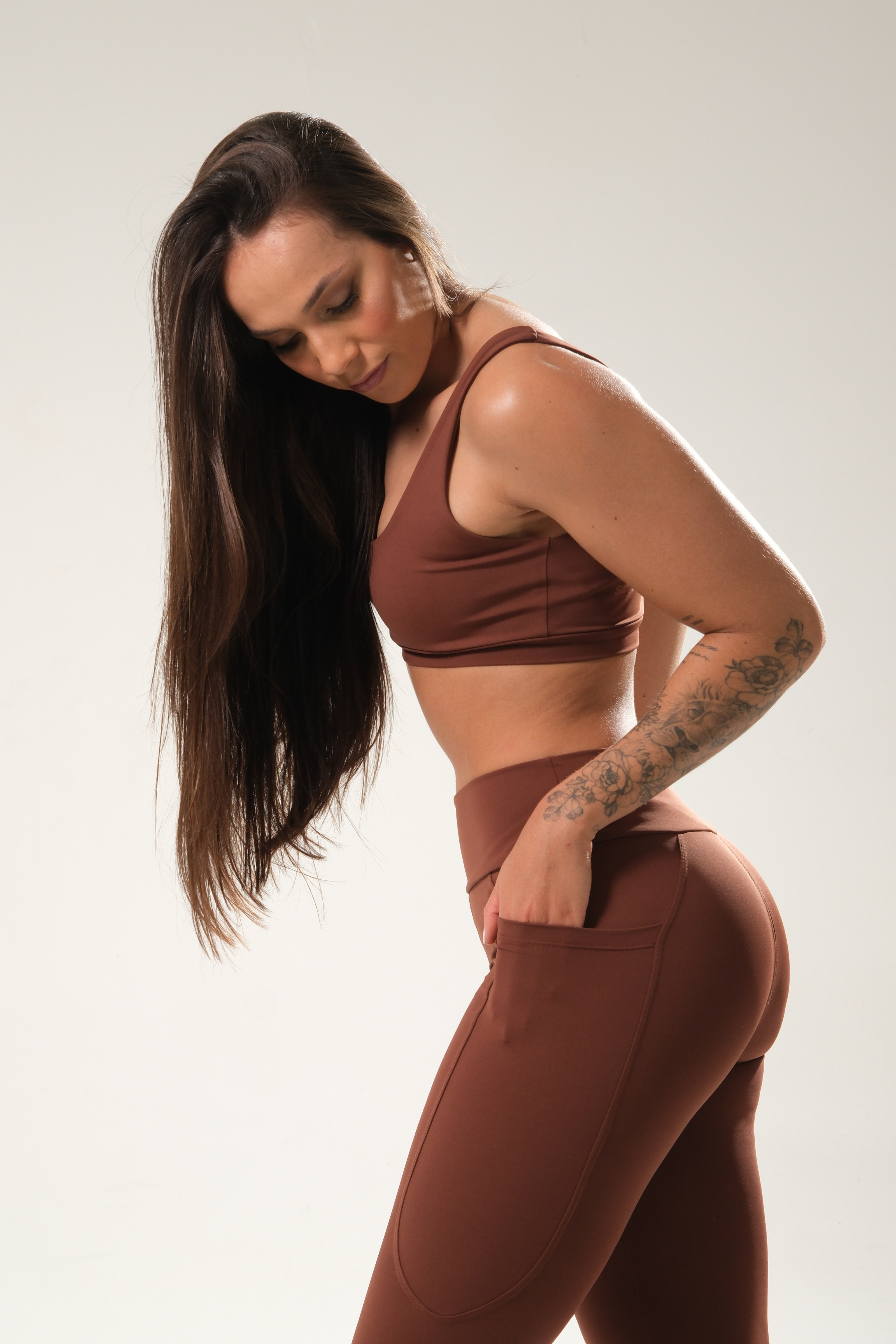 Legging Sers  - Lycra Adaptiv  | choco