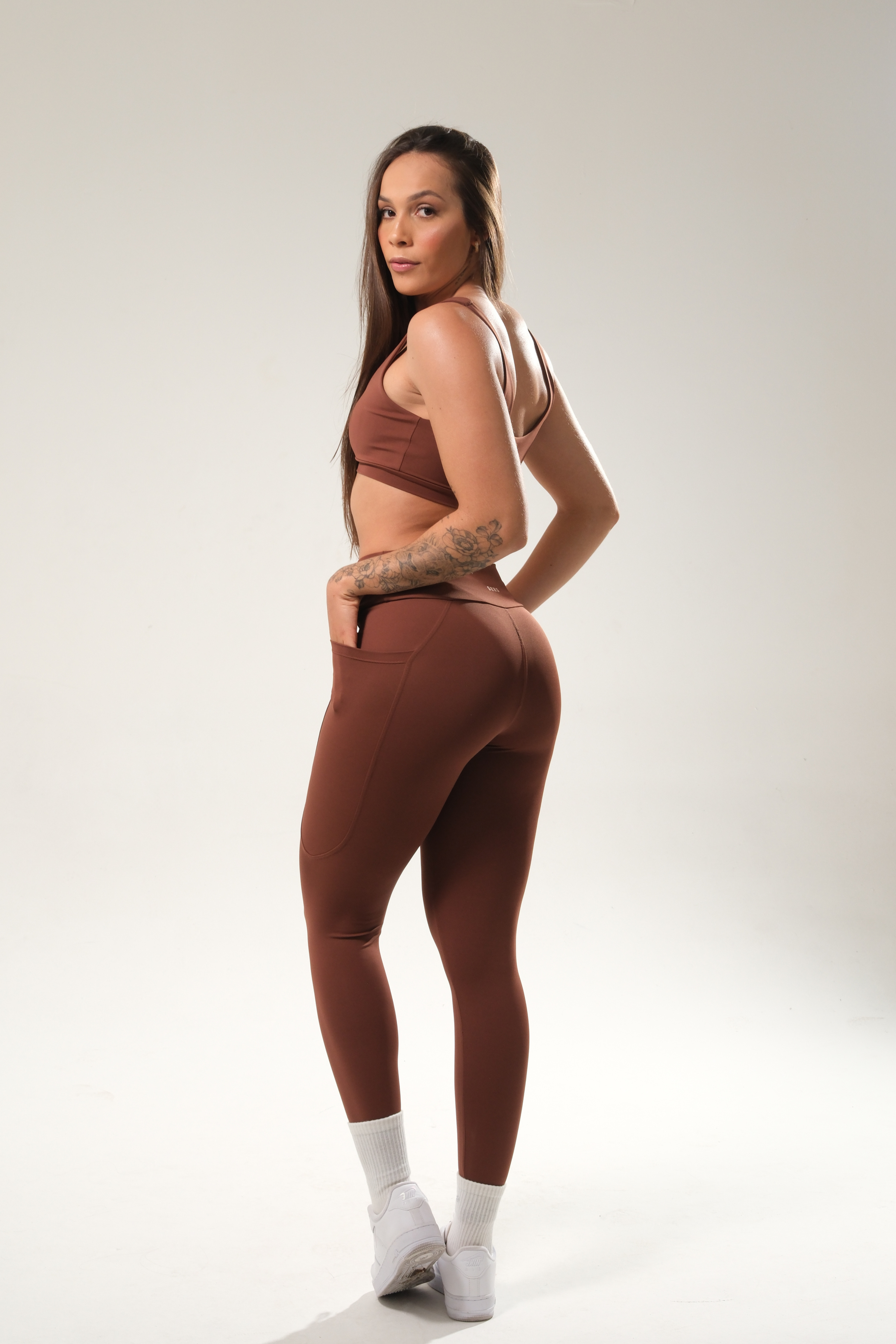 Legging Sers  - Lycra Adaptiv  | choco