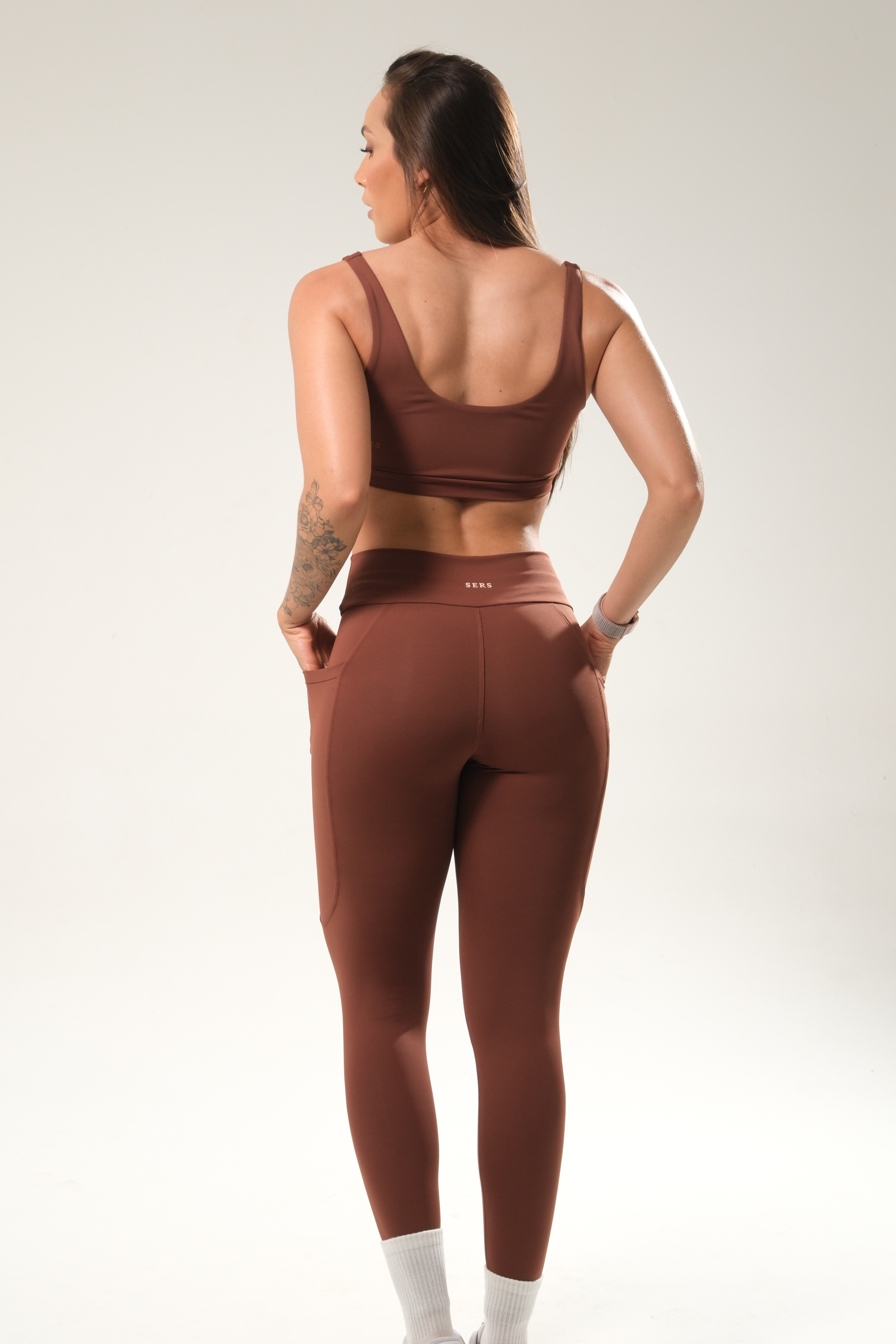 Legging Sers  - Lycra Adaptiv  | choco